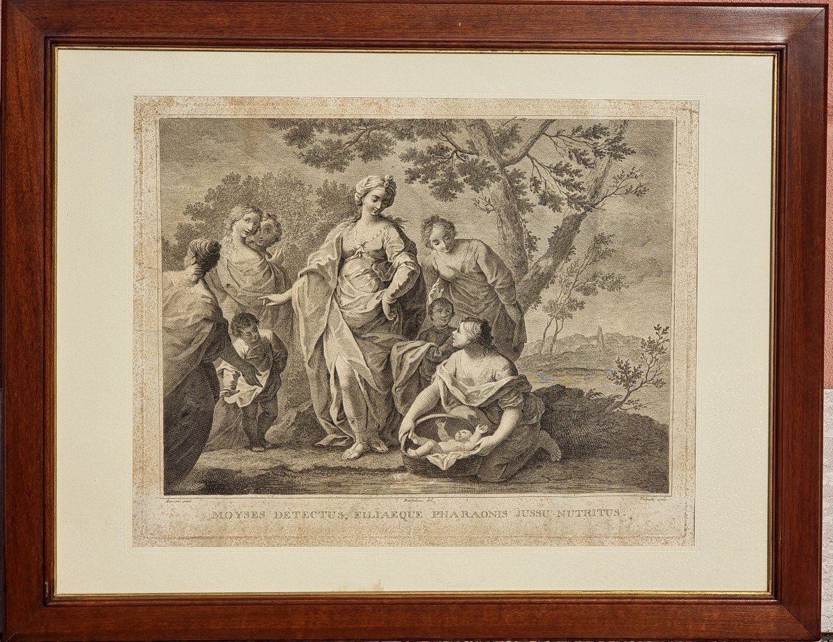 Series Of Four Biblical Prints From The Mid-18th Century-photo-2