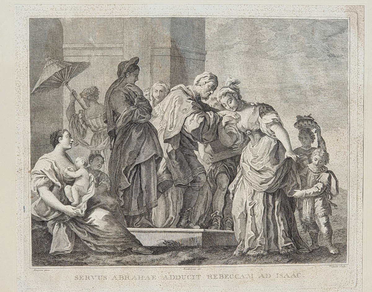 Series Of Four Biblical Prints From The Mid-18th Century