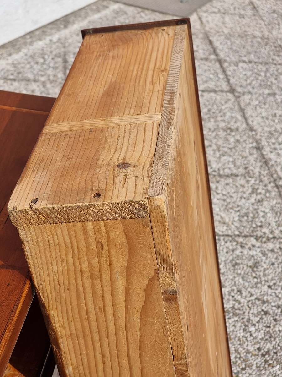 Early 19th-century Vicentine Walnut Chest Of Drawers-photo-3