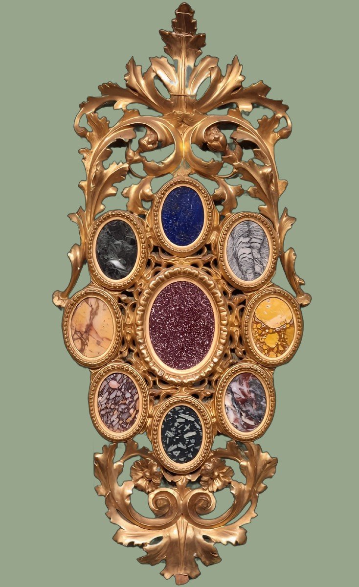 Sample Of Marbles And Hardstones From The Second Half Of The 19th Century