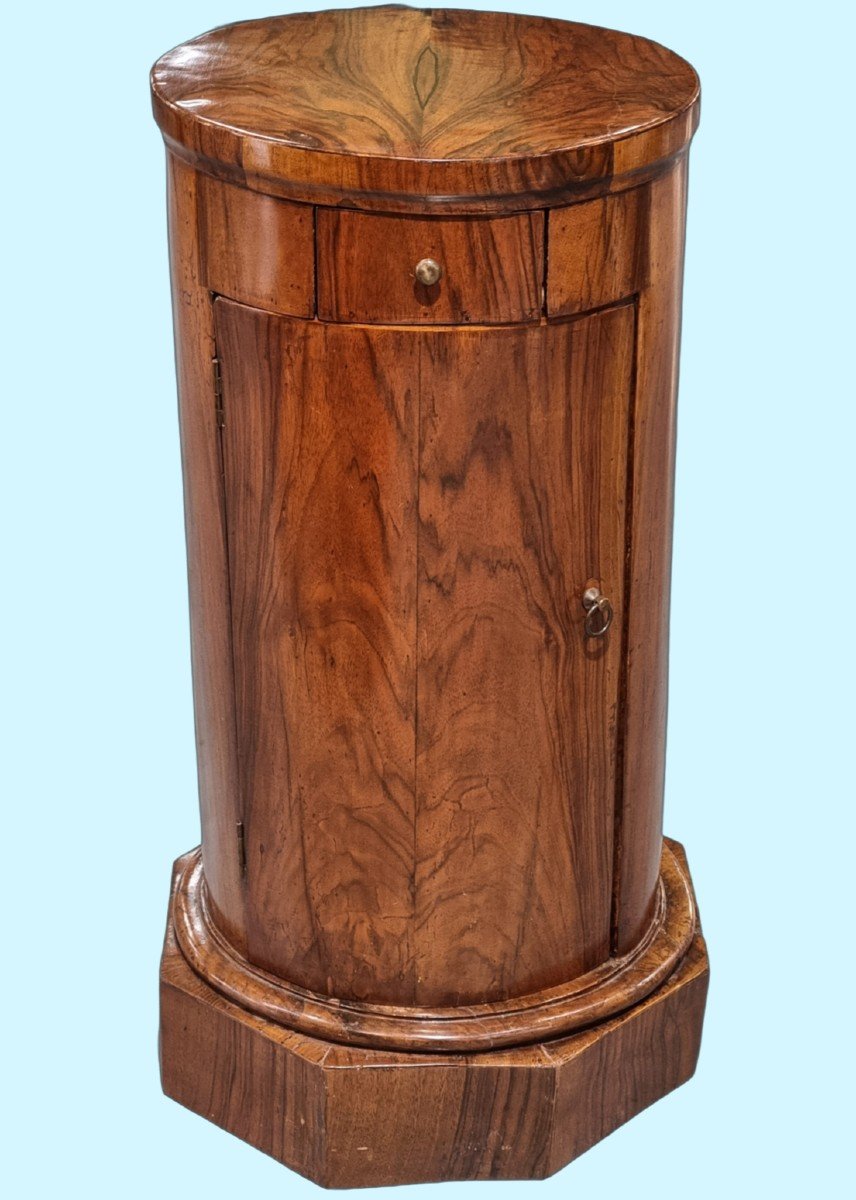 Walnut Column From The Early 19th Century