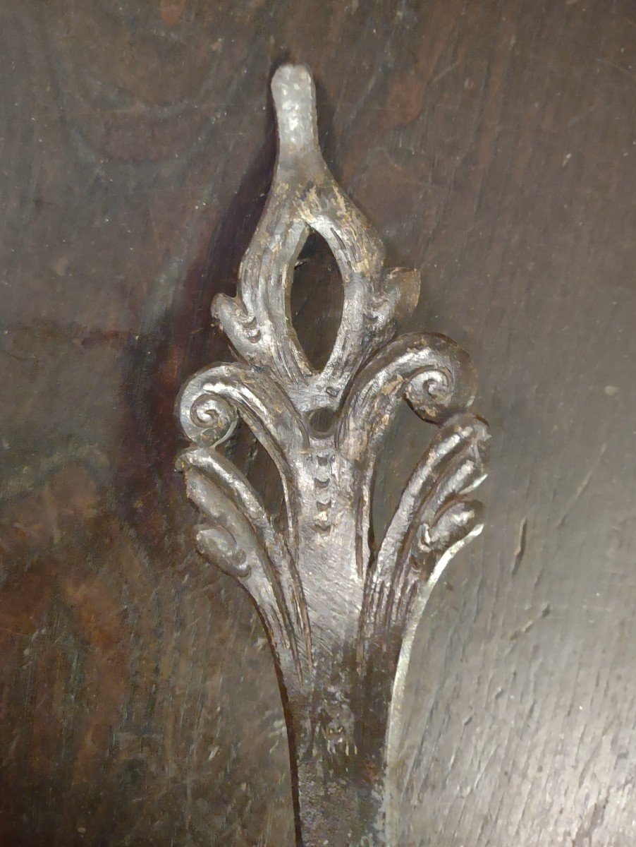 Wrought Iron Austrian Door Knocker  XVII Century-photo-3