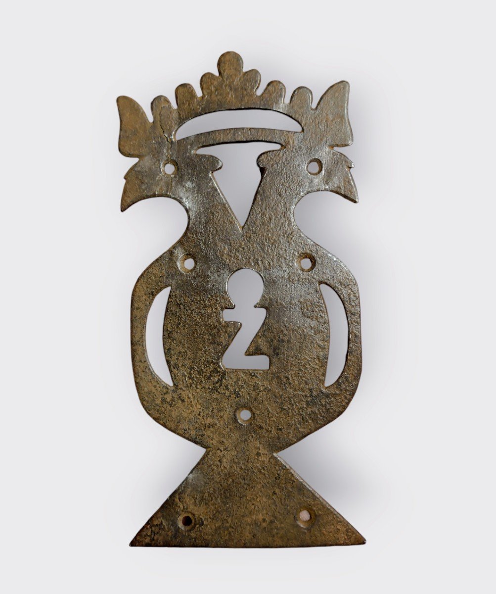 Wrought Iron Zoomorphic Keyhole XVIII Century