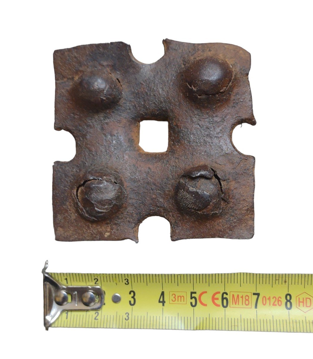 4 Wrought Iron Nails XVII-xviii Century -photo-2