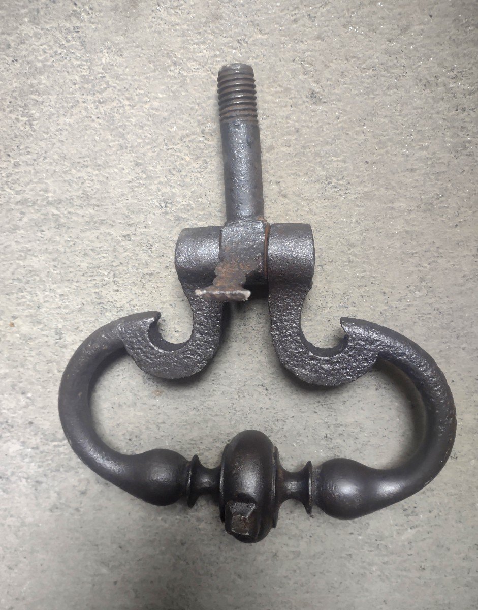 Wrougt Iron Door Knocker XVIII Century-photo-1