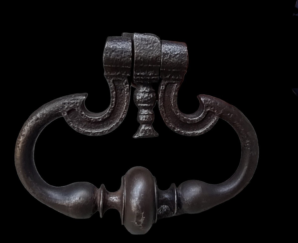 Wrougt Iron Door Knocker XVIII Century-photo-2