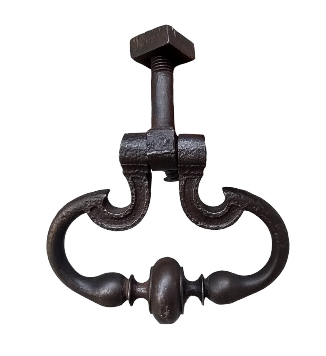 Wrougt Iron Door Knocker XVIII Century-photo-3