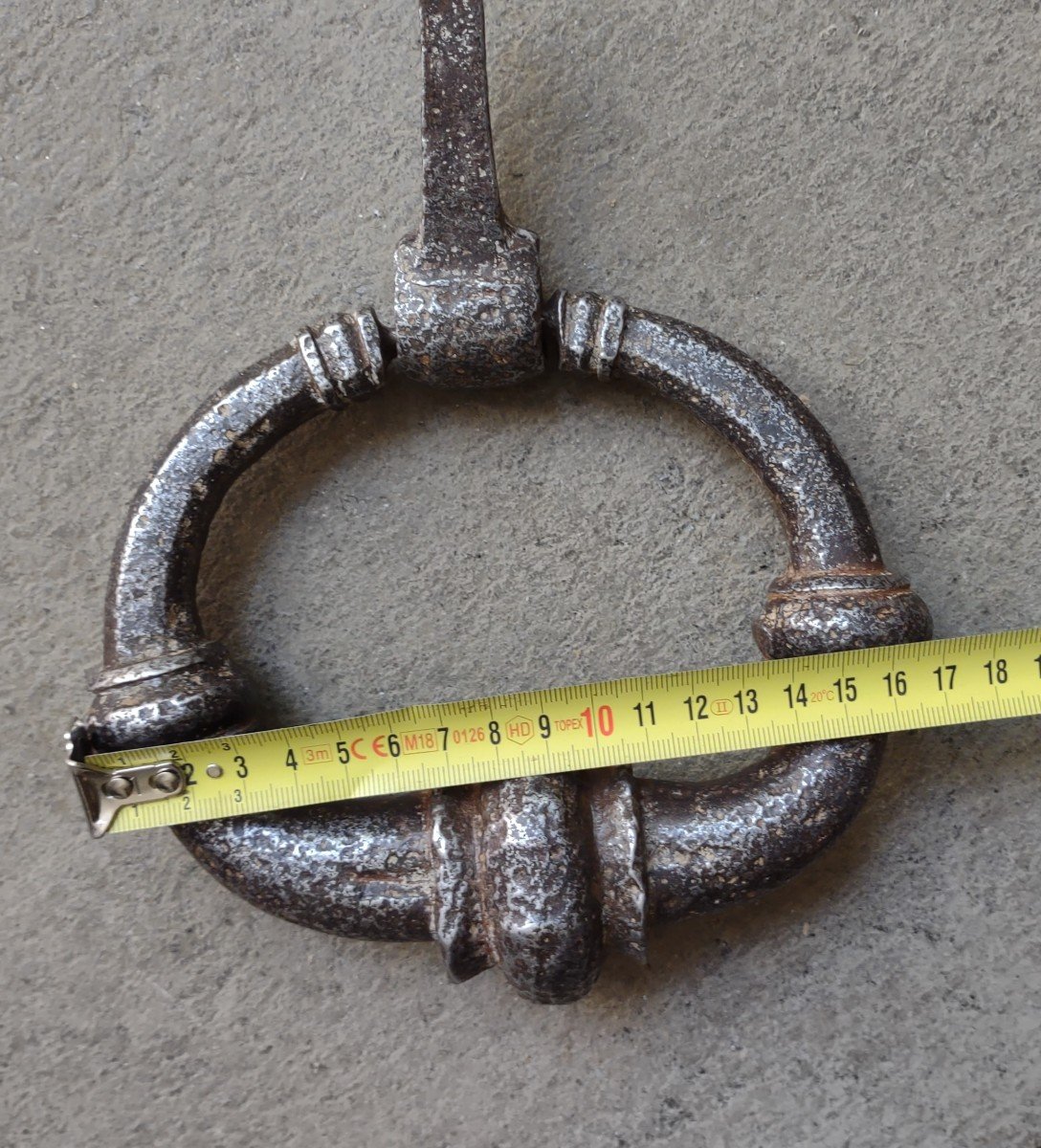 Impressive Wrought Iron Door Knocker XVII Century -photo-6