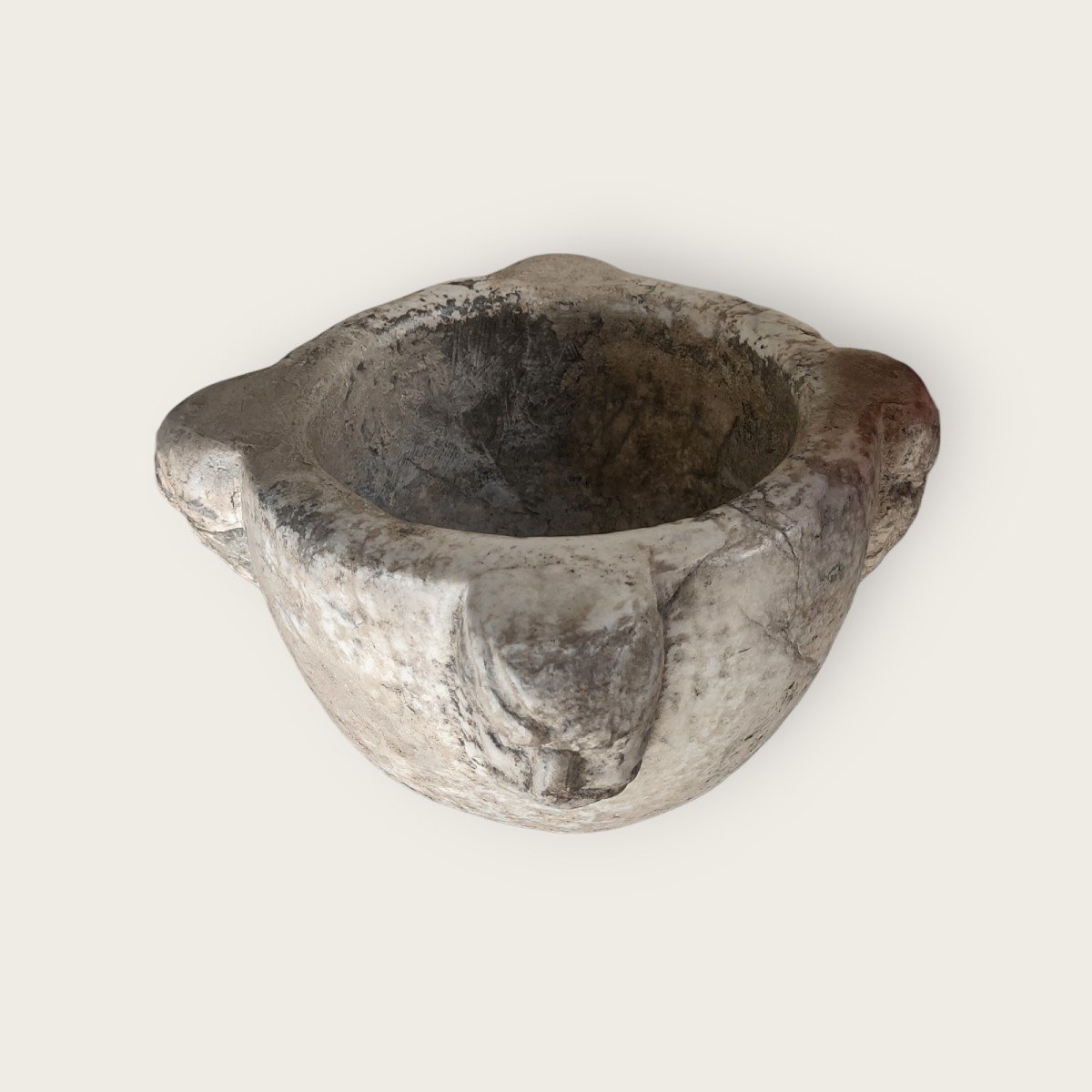 Haute époque Marble Mortar-photo-6