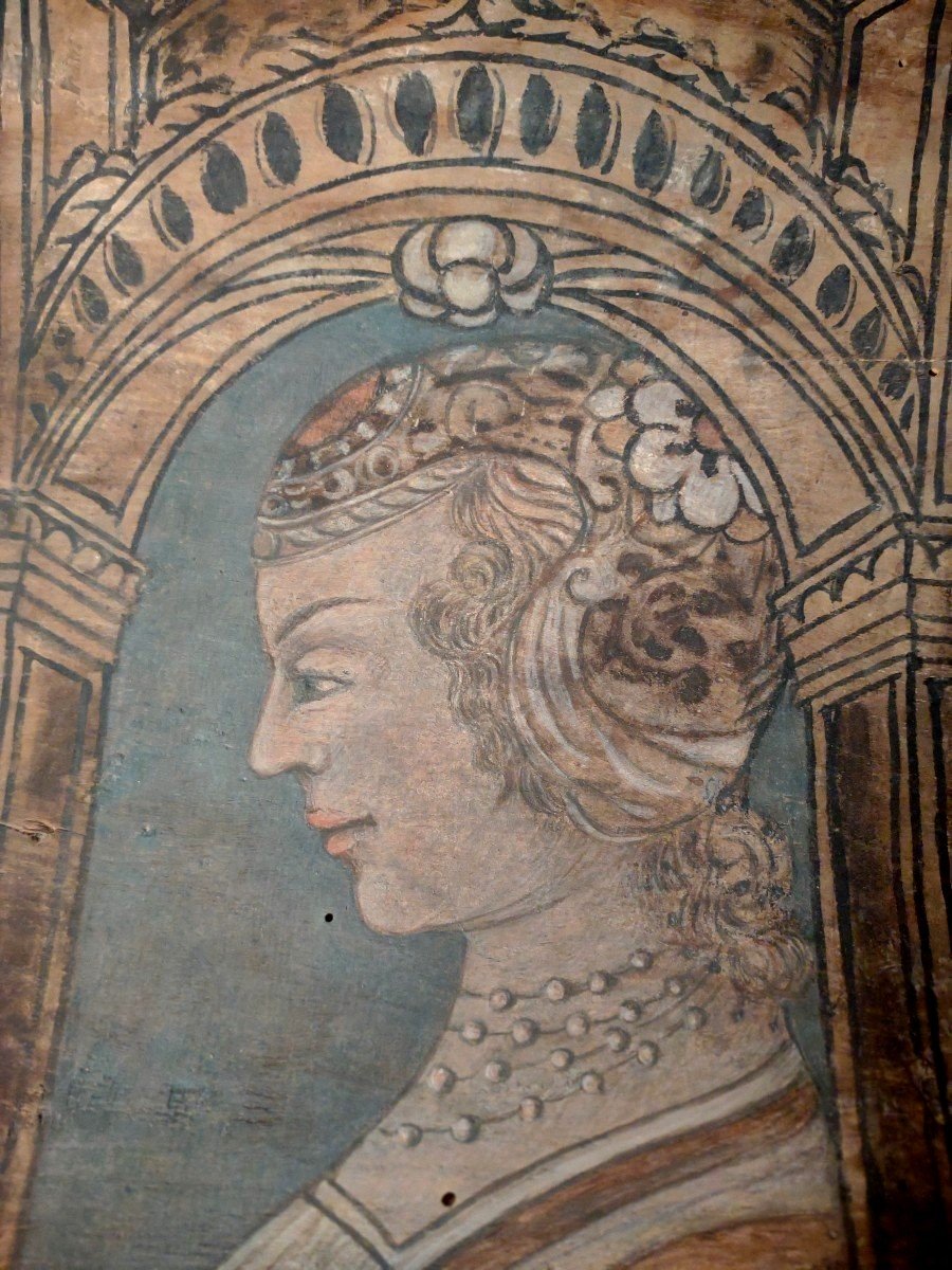 16th Century Italian Ceiling Panel-photo-3