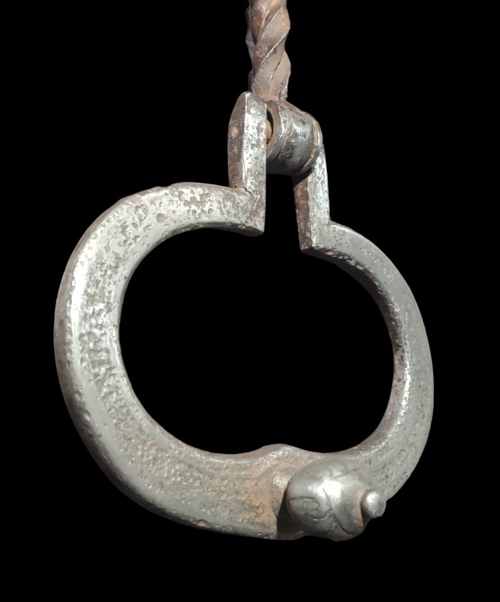 17th Century Wrought Iron Door Knocker-photo-3