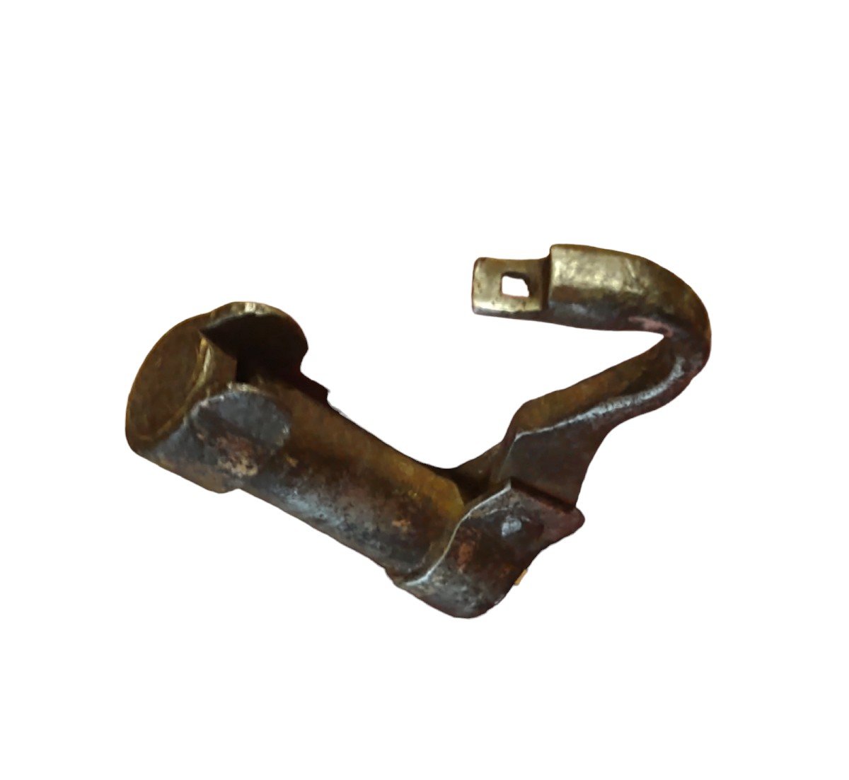 Cylindric Wrought Iron Padlock XVII Century -photo-3