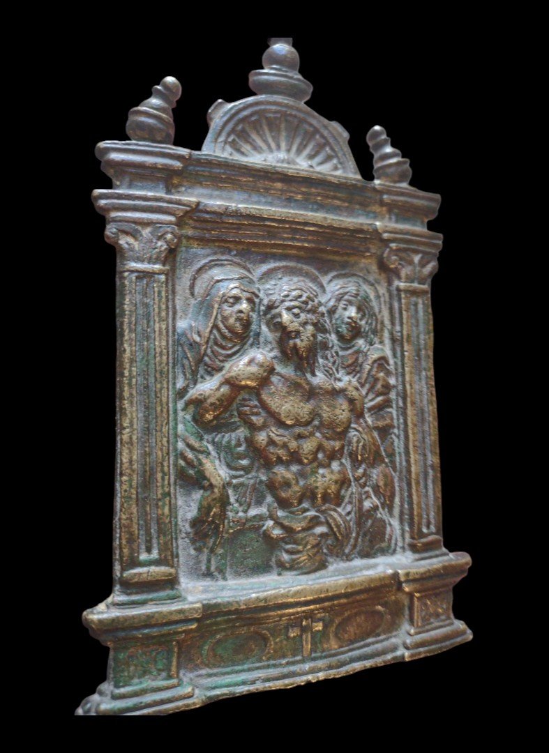 Bronze Peace Made By Galeazzo Mondella, Known As The "modern" XVI Century-photo-3