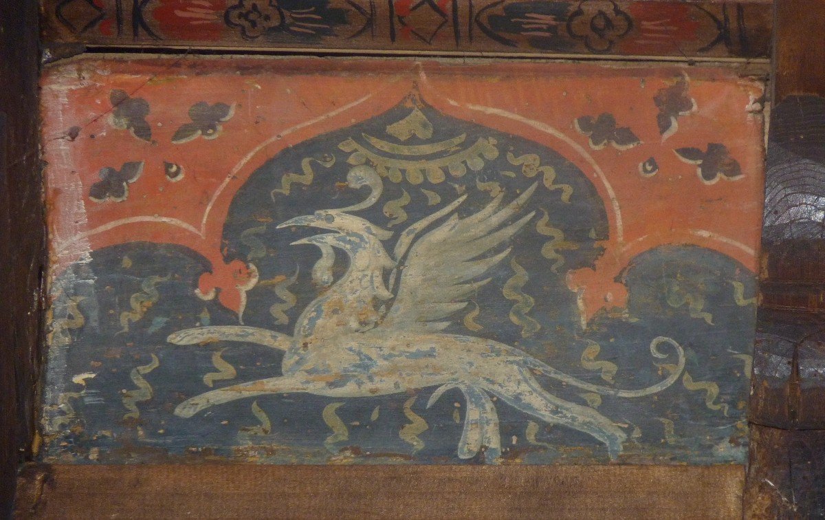 Panneau De Plafond En Peuplier Peint Cremona 1450 Circa-photo-2