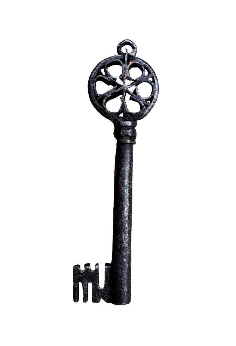 Wrought Iron Venetian Key XVI Century-photo-4