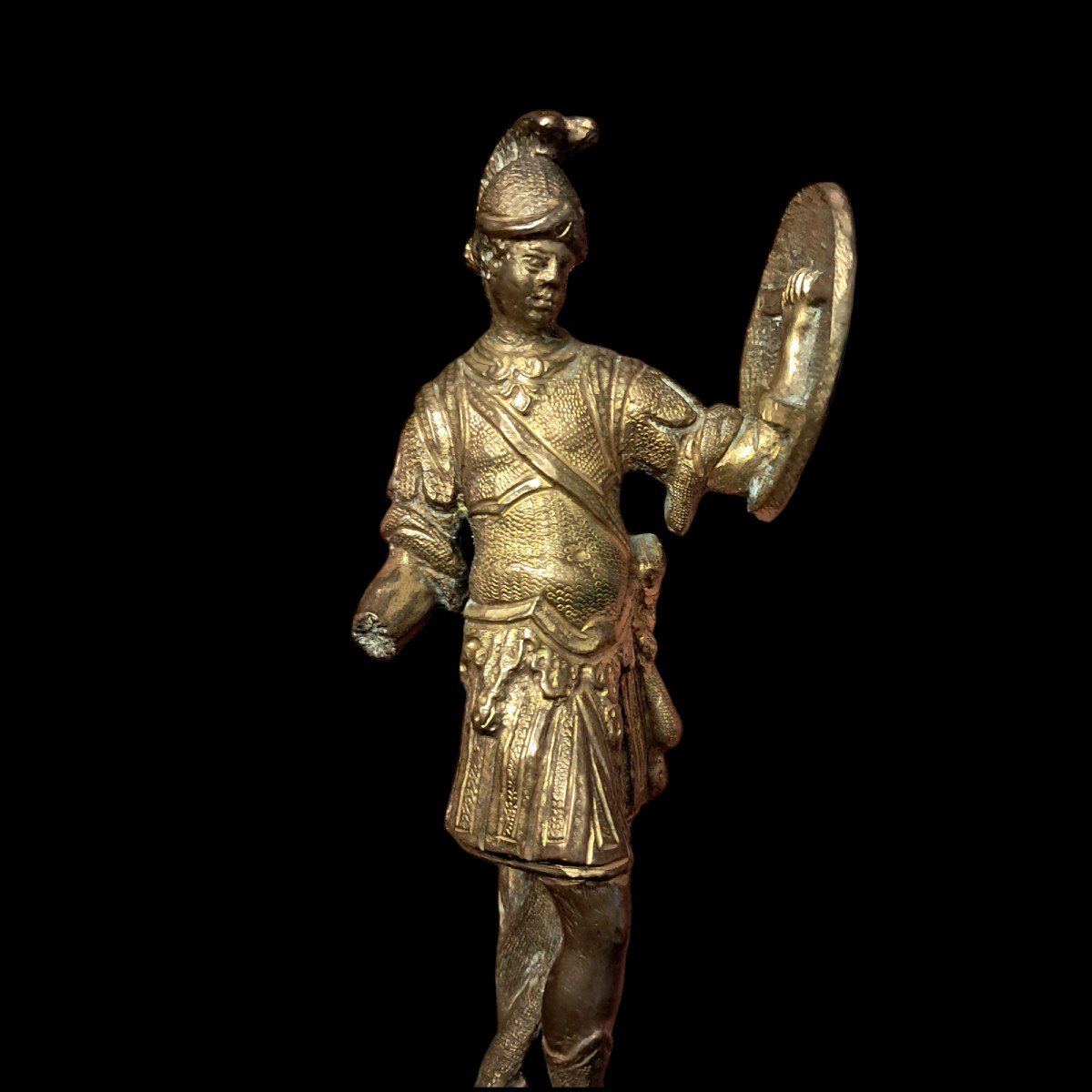 Gilded Bronze Sculpture Depicting Mars Attributed To Niccolò Roccatagliata-photo-5