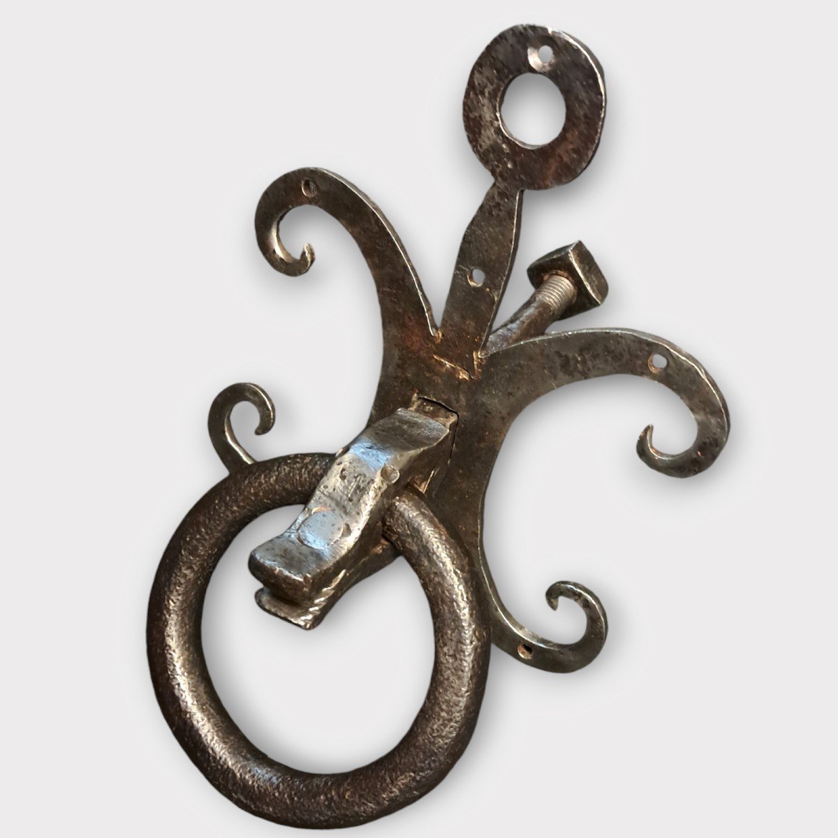 Zoomorphic Wrought Iron Door Knocker XVII Century 