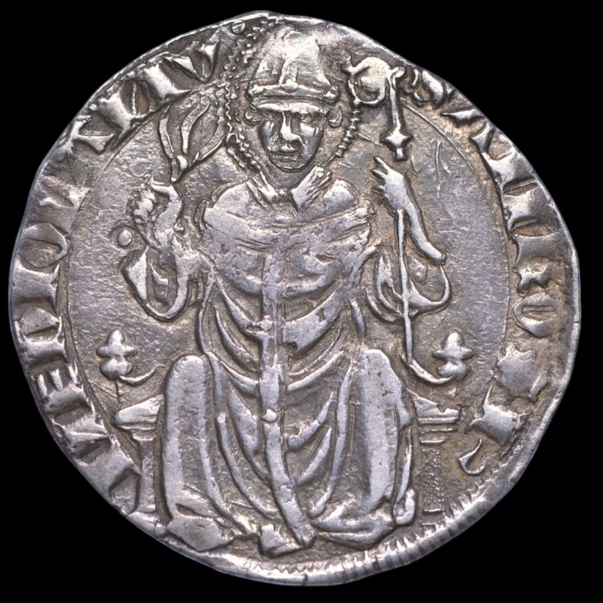 Silver Grosso Milan 1354-1378-photo-3