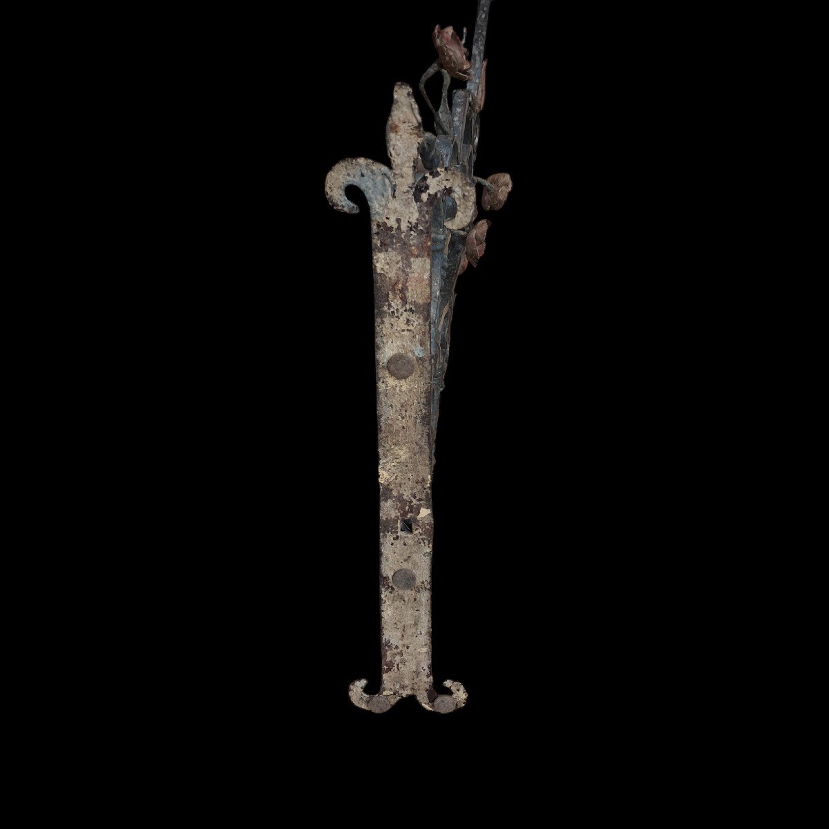 Painted Wrought Iron Light Arm-photo-8