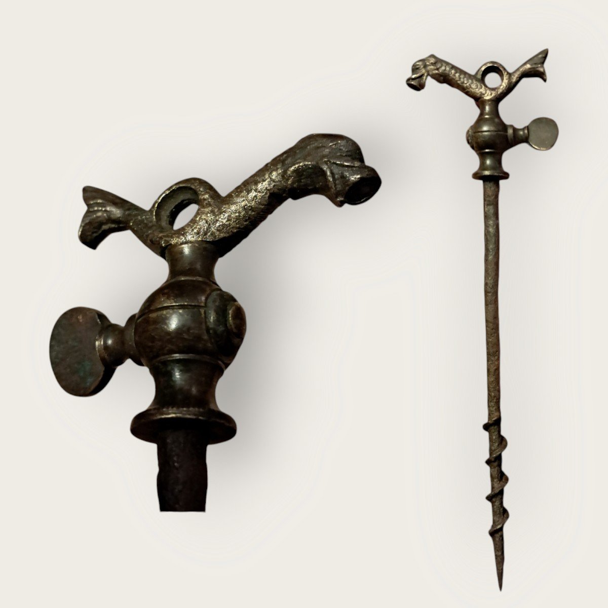 Zoomorphic Degassing Corkscrew Italy Late XIX Century