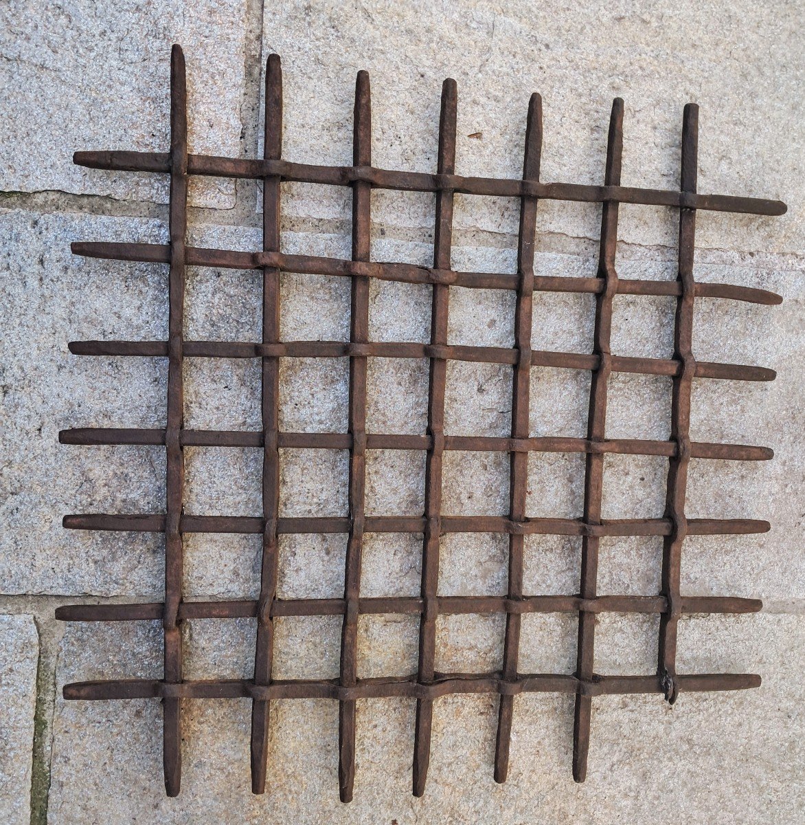 Rare Wrought Iron Window Grate XVI Century