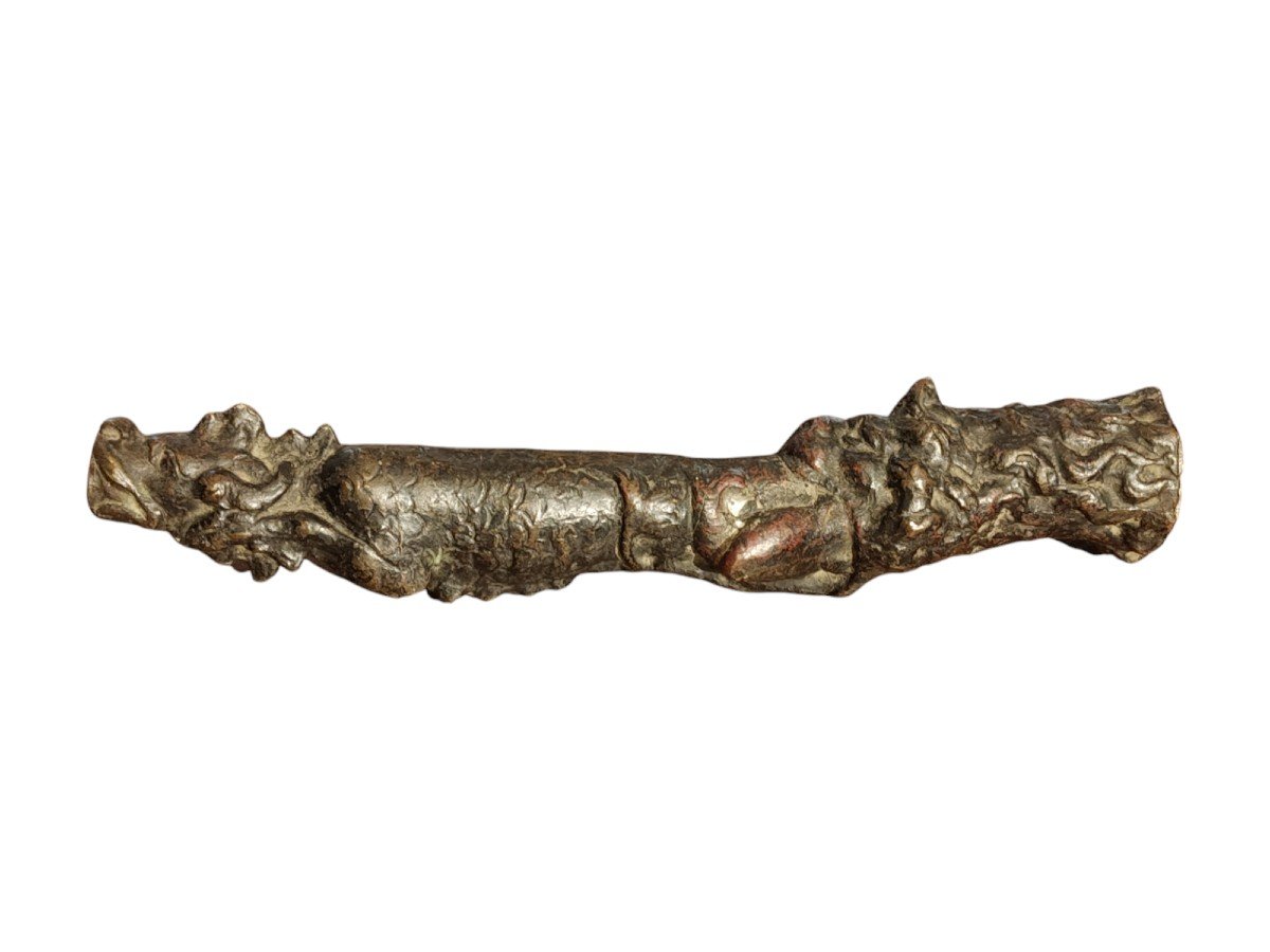 Zoomorphic Bronze Fountain Spout XVI Century-photo-3