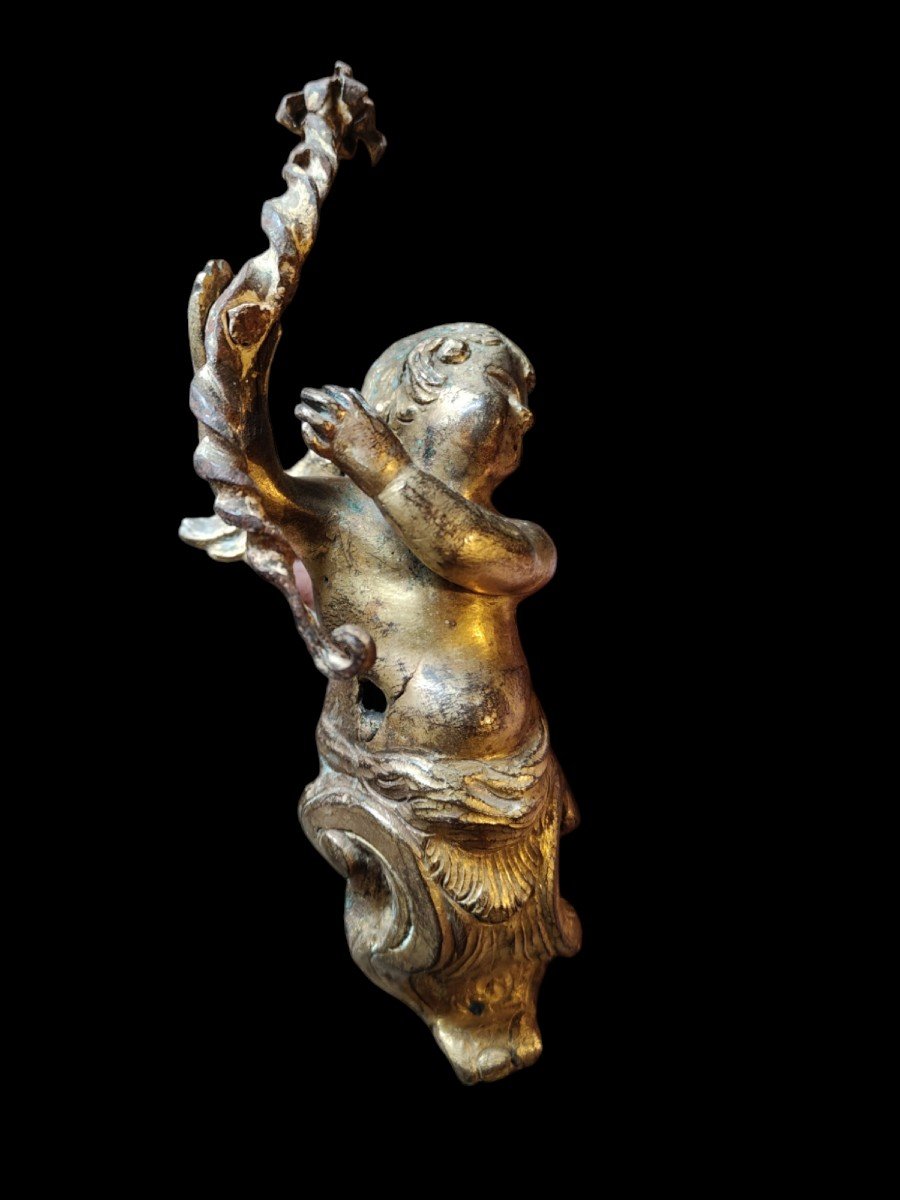 4 Bronze Cherubs Italy XVIII Century-photo-4