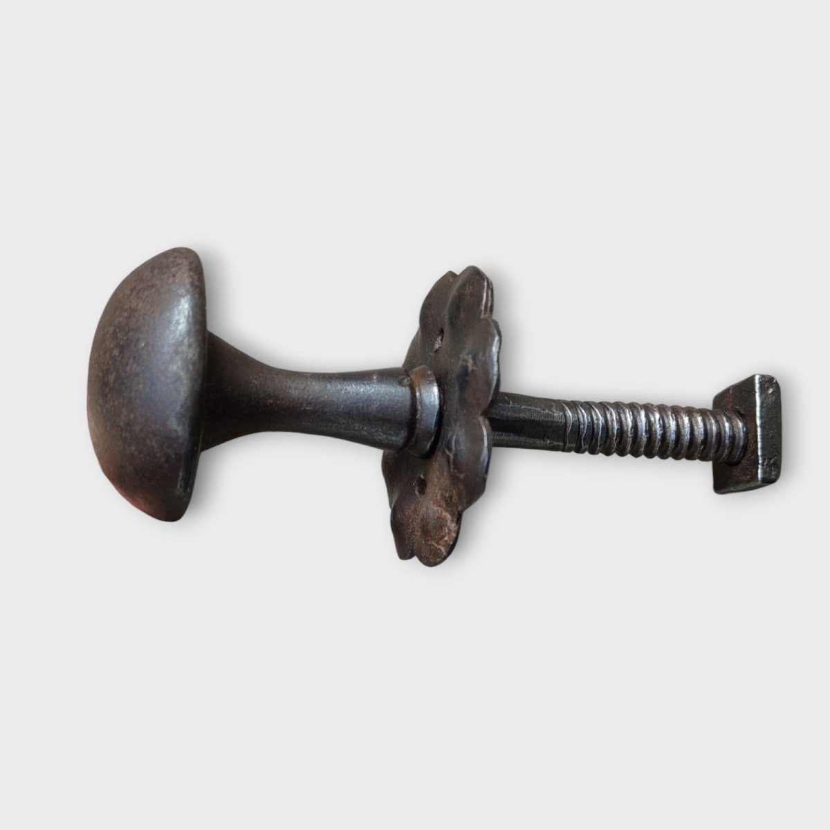 Wrought Iron Door Knob XVIII Century-photo-2