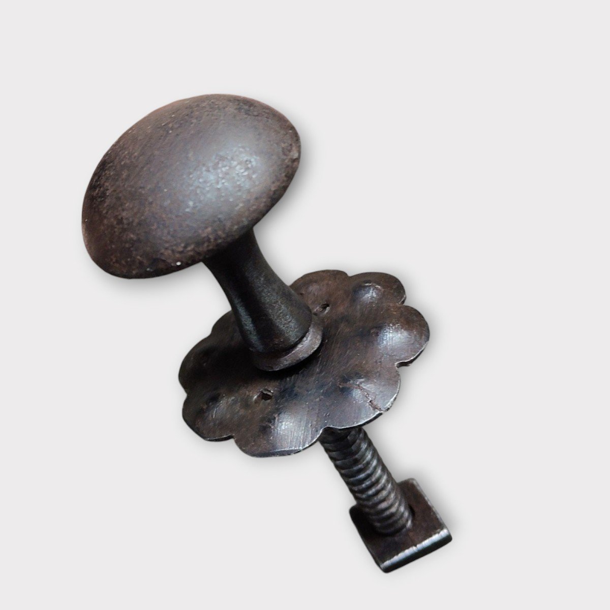 Wrought Iron Door Knob XVIII Century-photo-4