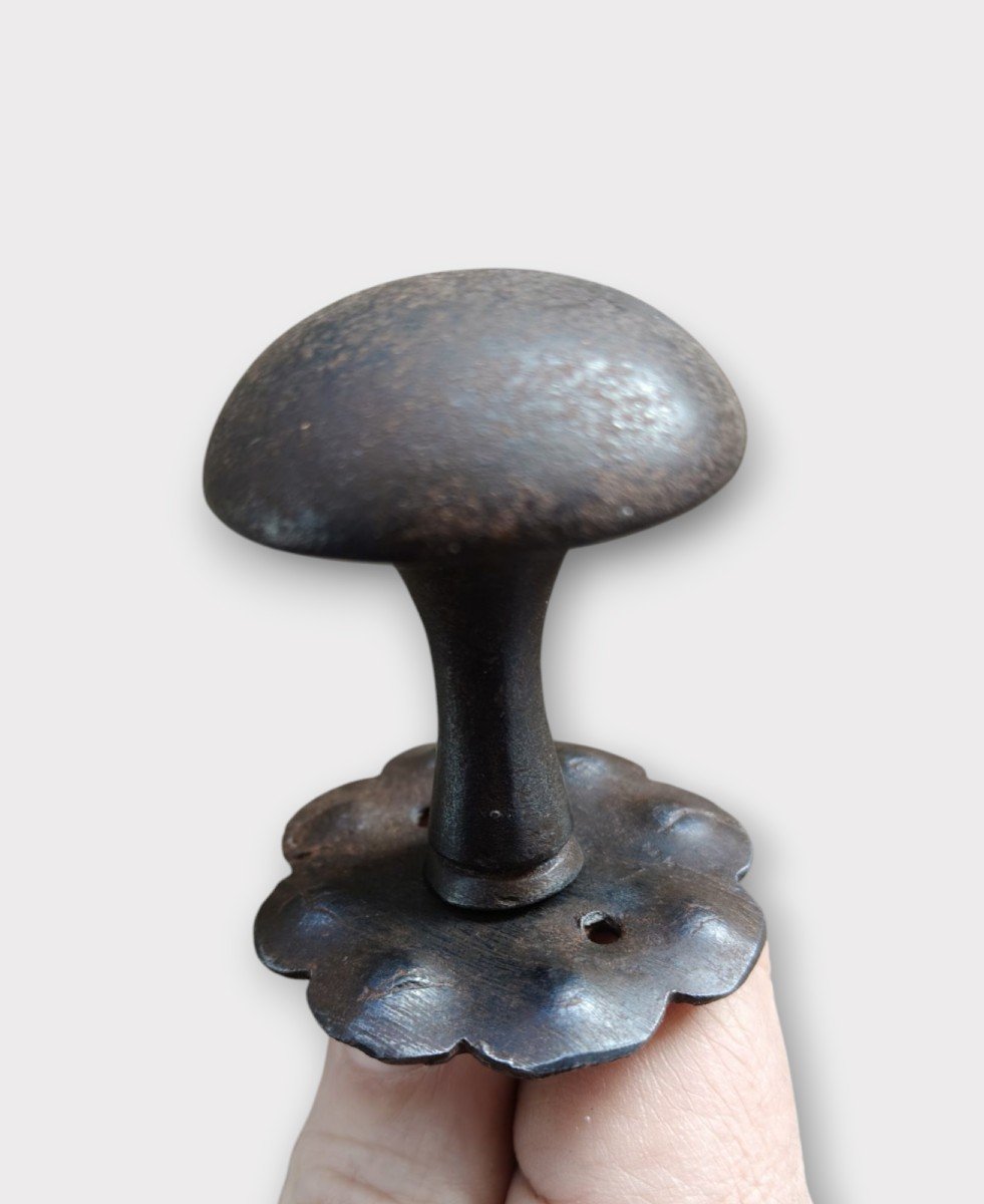 Wrought Iron Door Knob XVIII Century-photo-1