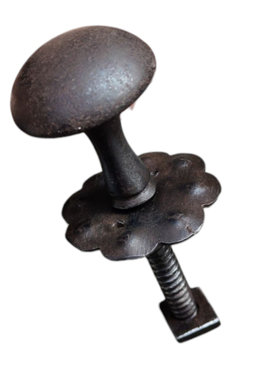 Wrought Iron Door Knob XVIII Century