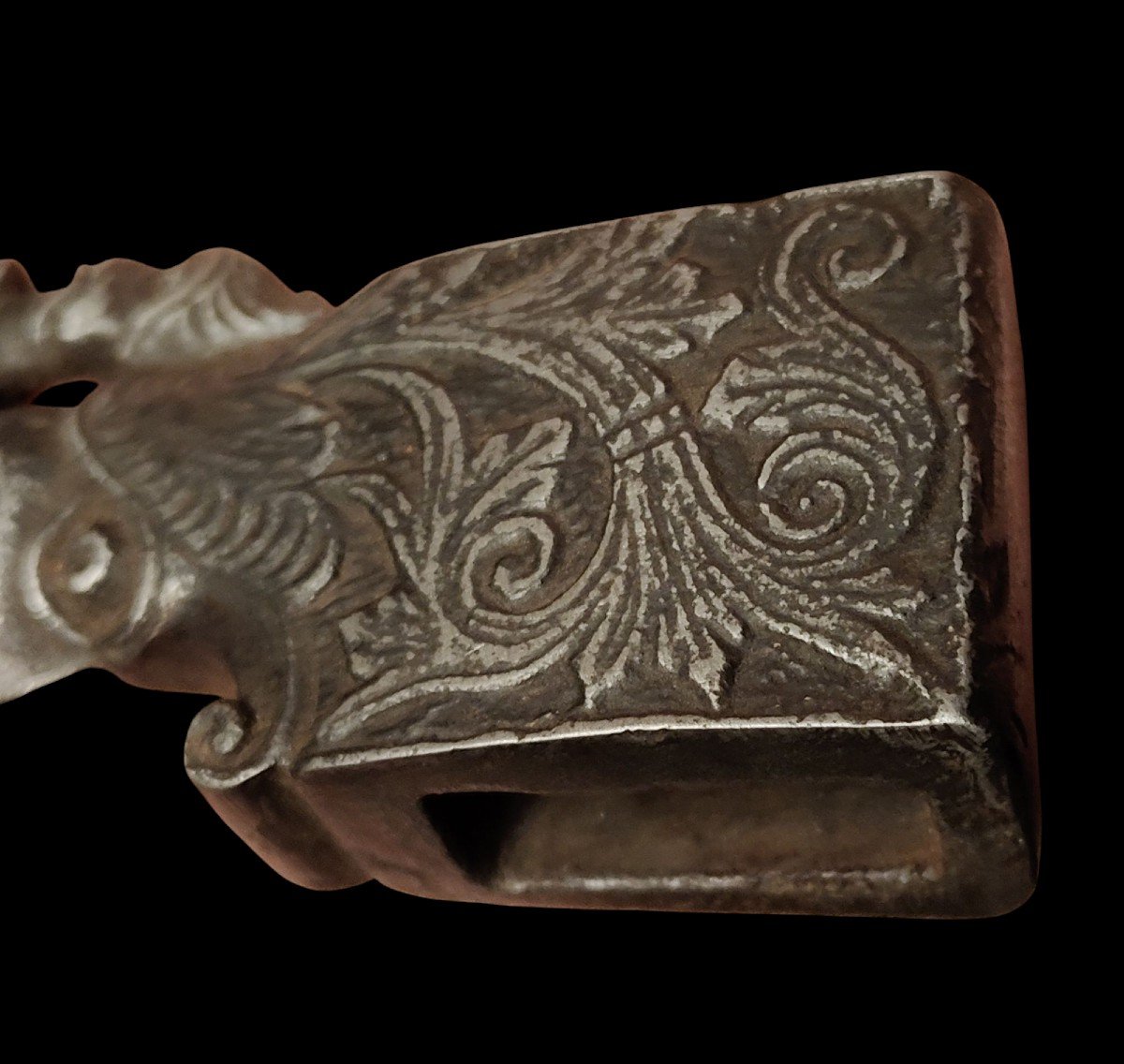 A Rare "alla Siciliana" Axe 1650 Circa-photo-3