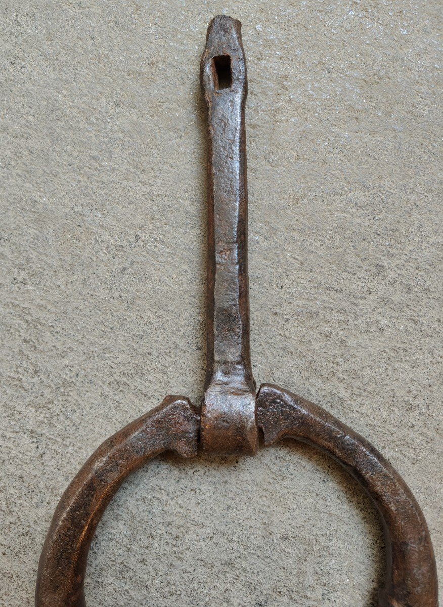 Impressive High-period Wrought Iron Door Knocker-photo-5