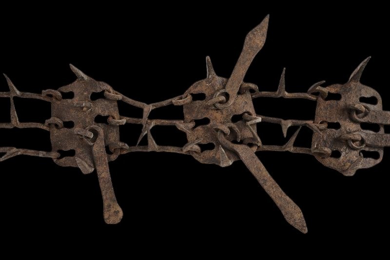 Wrought Iron Armed Dog Collar Italy XVIII Century-photo-3