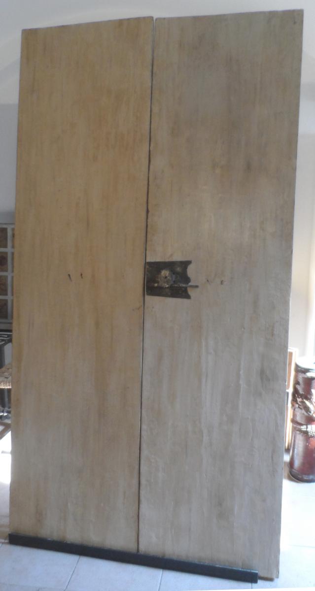 Double Laquered Door Italian  Seventeenth-eighteenth Century-photo-1