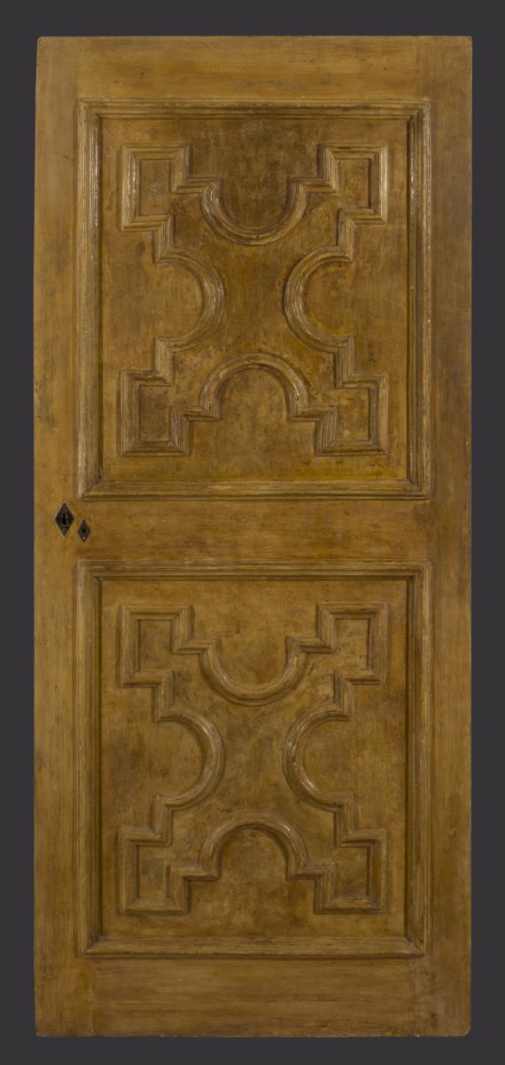 An Italian Baroque Lacquered Door