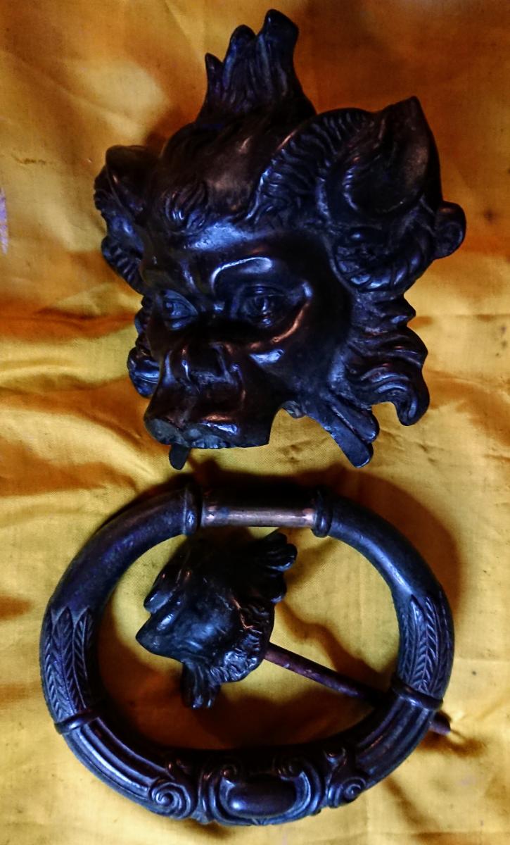 Pair Of Large Knockers Zoomorphes Eighteenth Century-photo-5