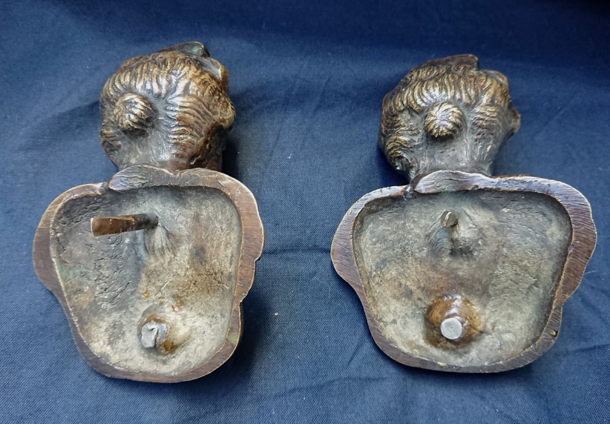 Pair Of Louis XIV Bronze Handles-photo-1