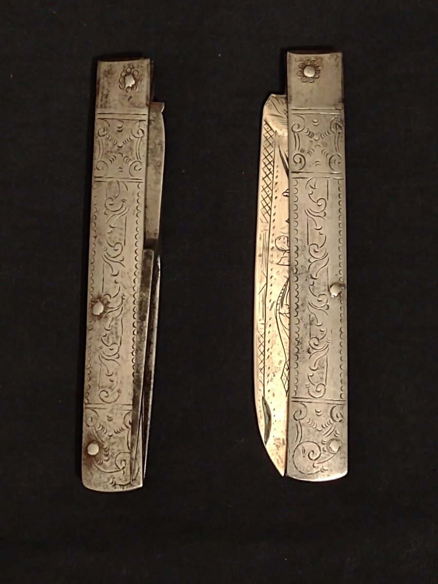 Set Of Knife And Fork In Iron And Silver