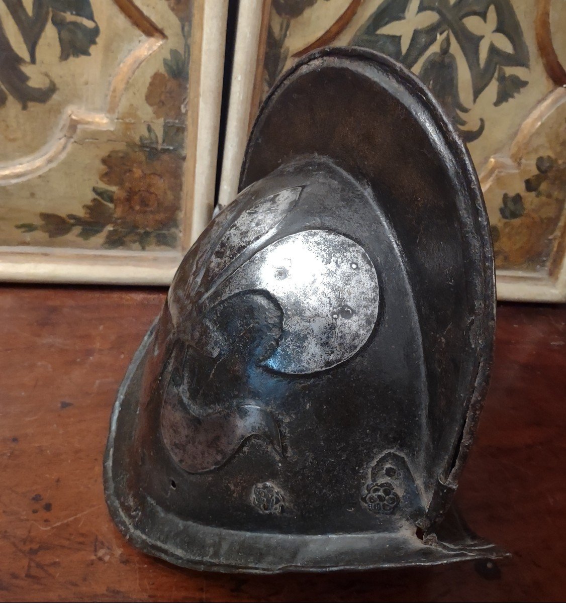 Morion Black And White German Late 16th Century-photo-1