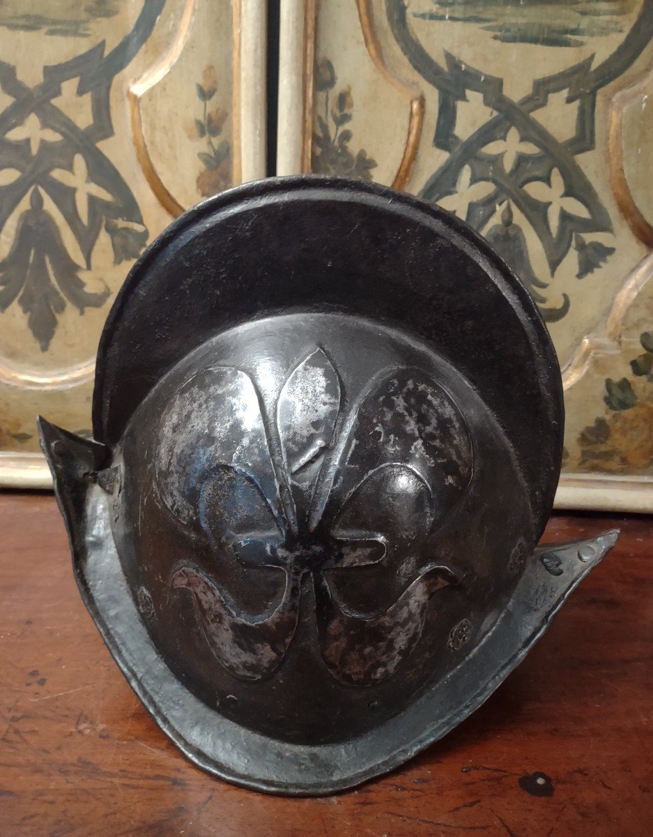 Morion Black And White German Late 16th Century-photo-8