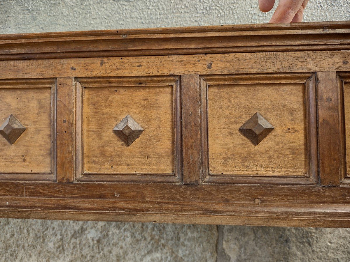 Large Box In Walnut Toscana Eighteenth Century-photo-2