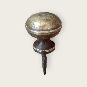 Large Bronze Knob Italy XVII Century