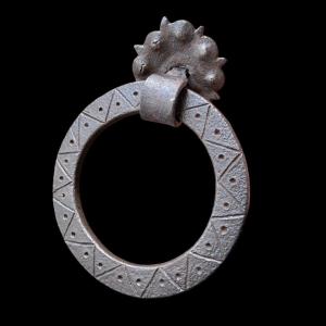 Small Wrought Iron Door Knocker Late XVII Century