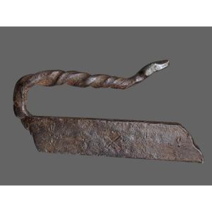 Zoomorphic Flintlock In Forged Iron 16th - 17th Century