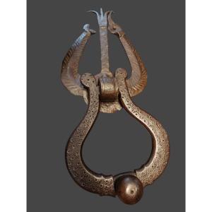 Large Wrought Iron Door Knocker,  XVI Century