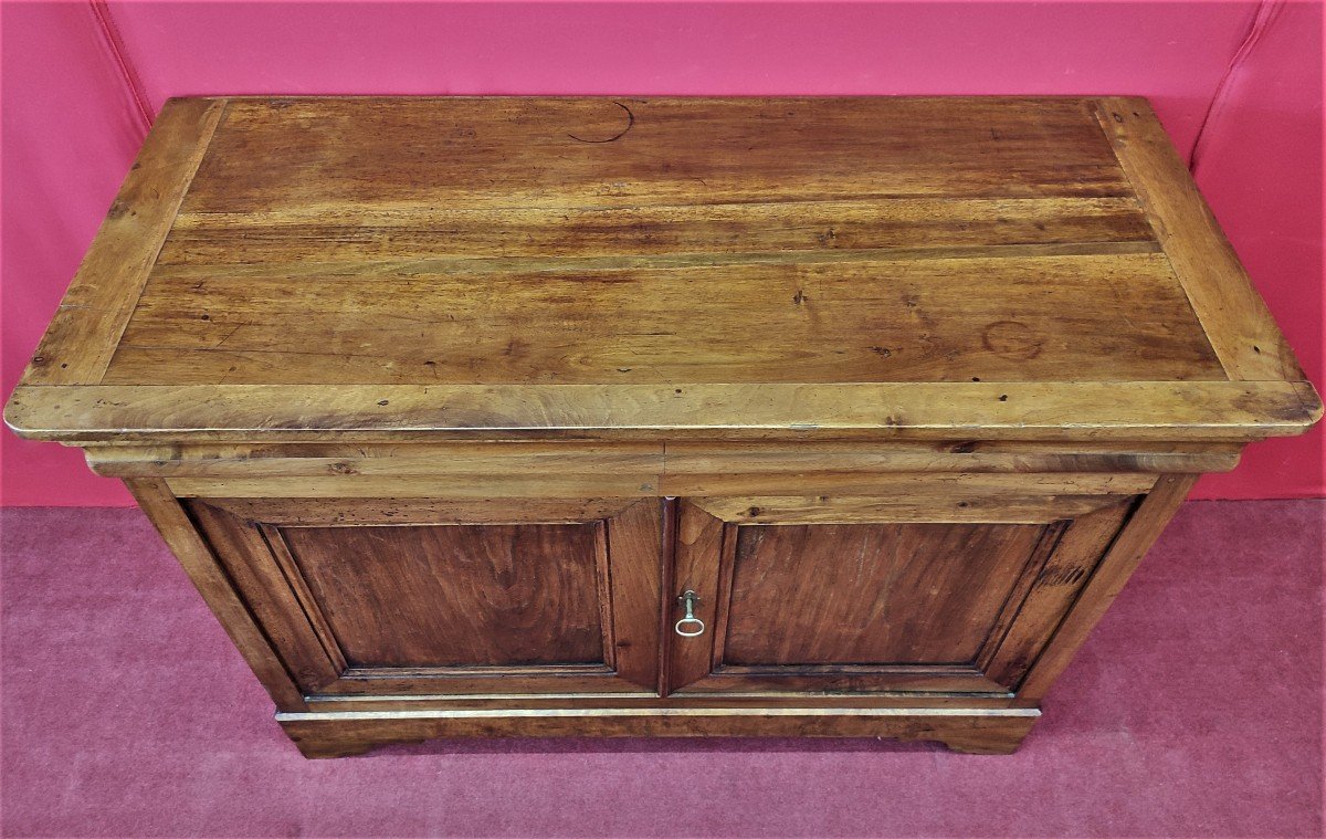 Walnut Sideboard With Elm Panels-photo-2