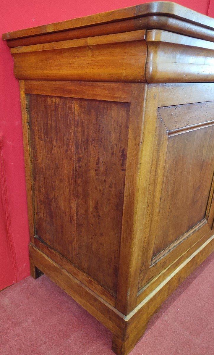 Walnut Sideboard With Elm Panels-photo-4