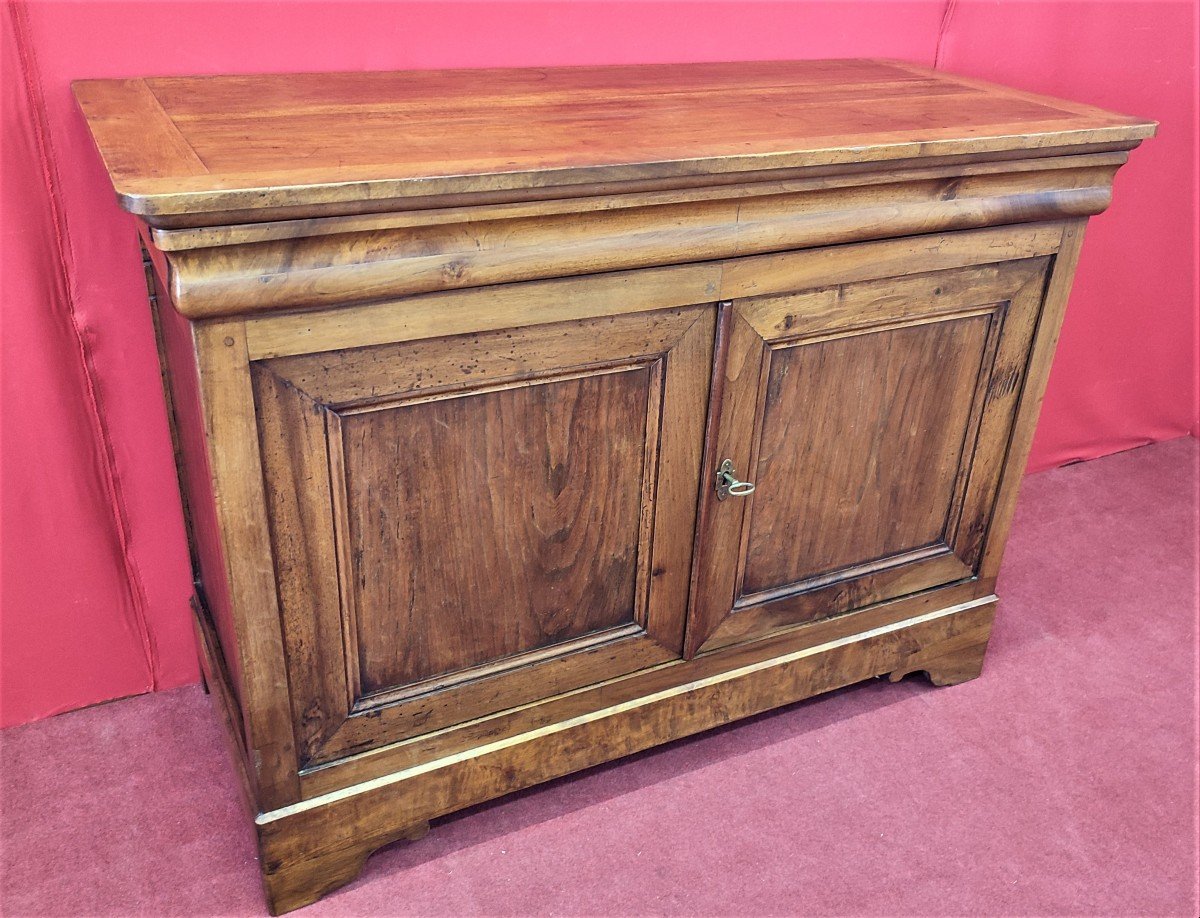 Walnut Sideboard With Elm Panels