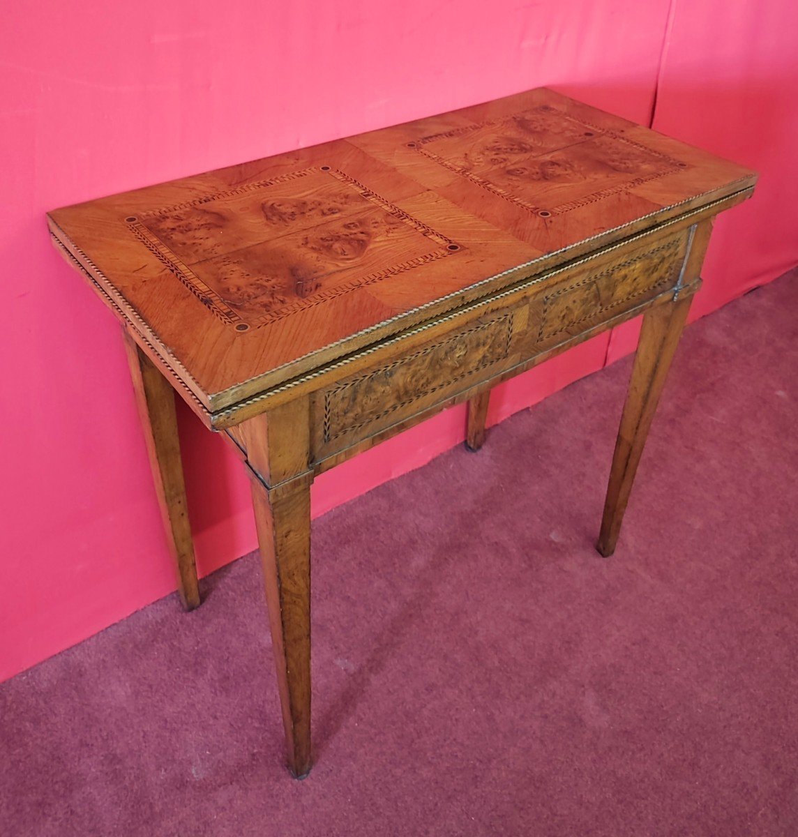 Inlaid Game Table